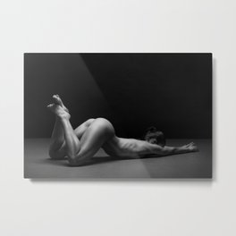bodyscape Metal Print | Skin, Fetish, Figure, Fashion, Butt, Sexual, Sexually, Naked, Nudist, Female 