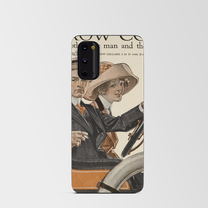 Arrow Collars and Shirts, 1912 by Joseph Christian Leyendecker Android Card Case