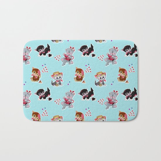 Zombie Cats Bath Mat