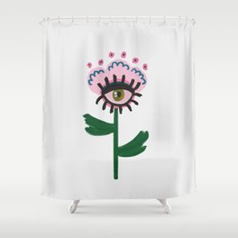 all-seeing eye | olive Shower Curtain