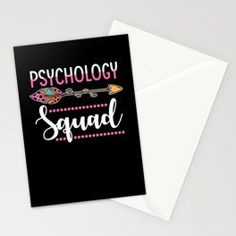 Psychologist Psychology Squad Women Group Stationery Card