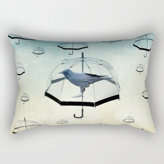 raven rain Rectangular Pillow