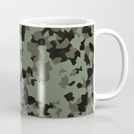 Swamp Camouflage Pattern Coffee Mug