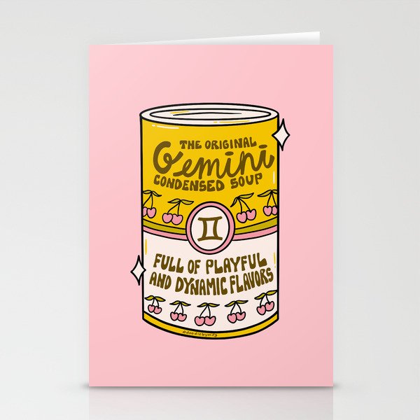 Gemini Soup Stationery Cards