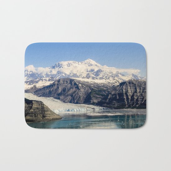 Mountain Lake Landscape Bath Mat