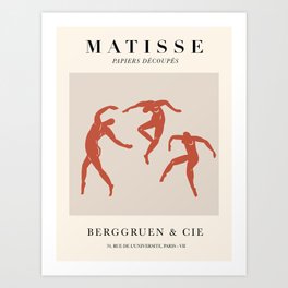 Modern poster Henri Matisse (Dance). Art Print