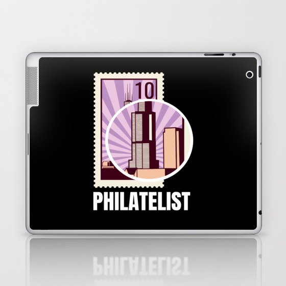 Philatelist Stamp Collecting Laptop & iPad Skin