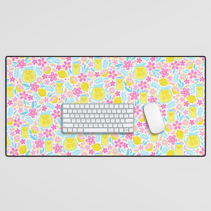 Pink Lemonade Desk Mat