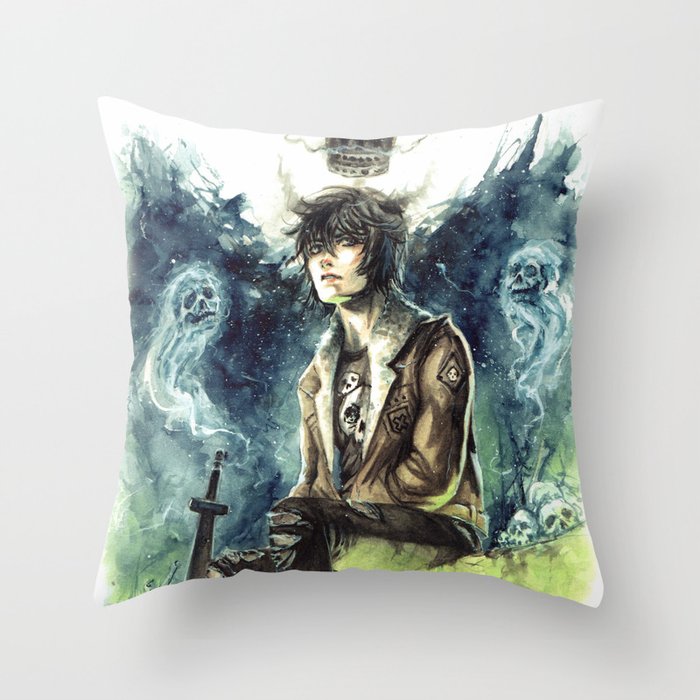 Nico Di Angelo Son Of Hades Throw Pillow By Akimao Society6