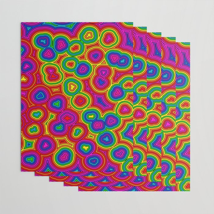 Acid Rain Puddle Ripples Wrapping Paper By Shirimor