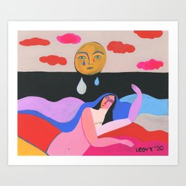 Floating on Nostalgia Art Print