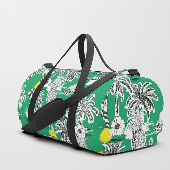 Green Tropical Island Duffle Bag