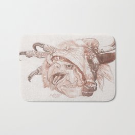 Cherubim Bath Mat | Animal, Painting, Scary, Illustration 