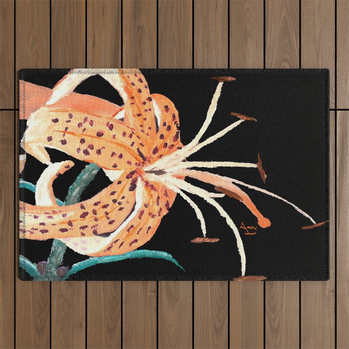 Tiger Lily... Outdoor Rug