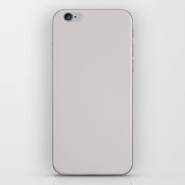 Pale Mauve Gray - Grey Solid Color Pairs PPG Balanced PPG1003-2 - All One Single Shade Hue Colour iPhone Skin