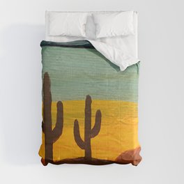 Saguaro Sunset Comforter