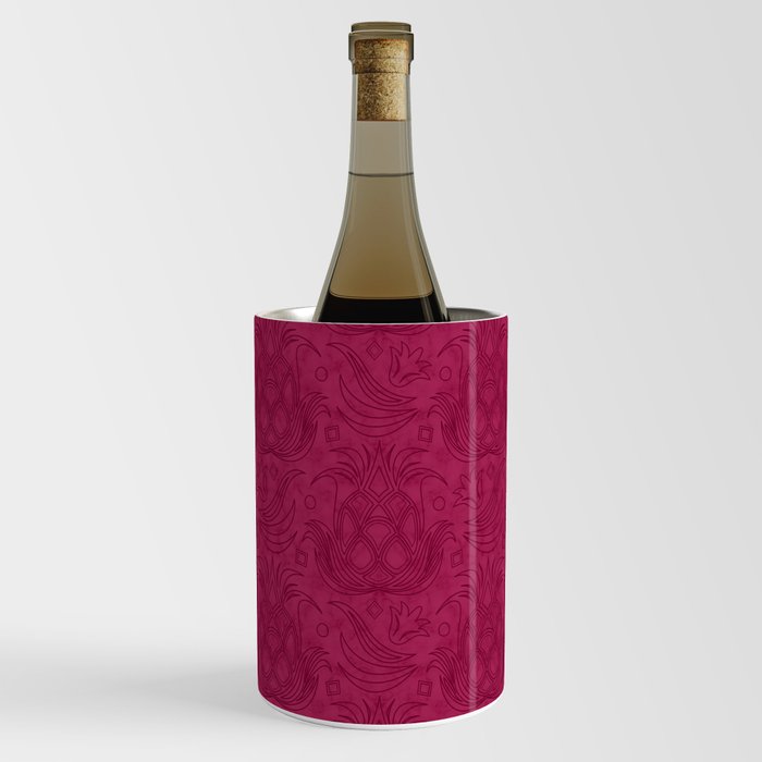 Pineapple Deco // Raspberry Swirl Wine Chiller