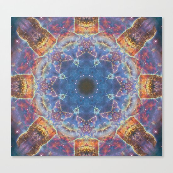 Space Mandala no2 Canvas Print
