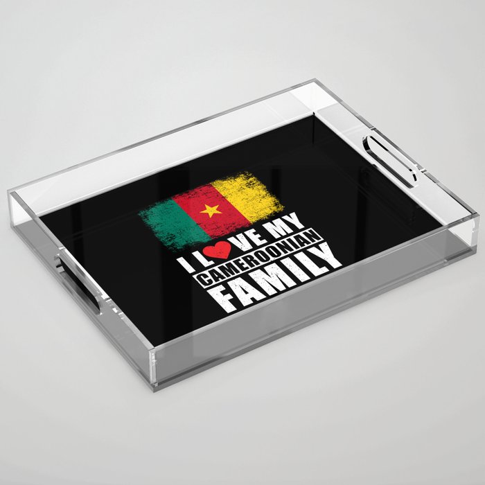 Cameroon Family Acrylic Tray