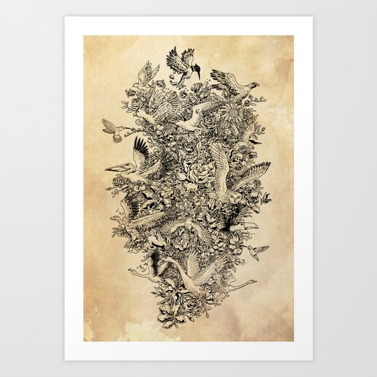 Blooming Flight Art Print