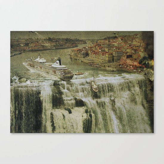 The Edge of the World Canvas Print