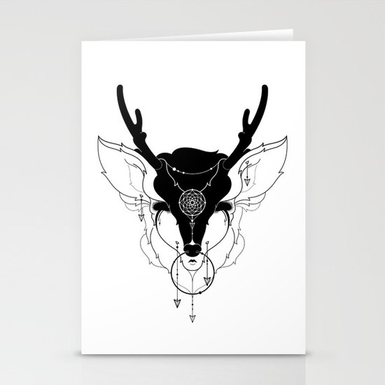 Deer Stationery Cards