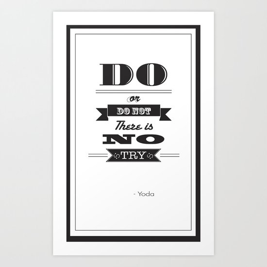 star wars too Art Print