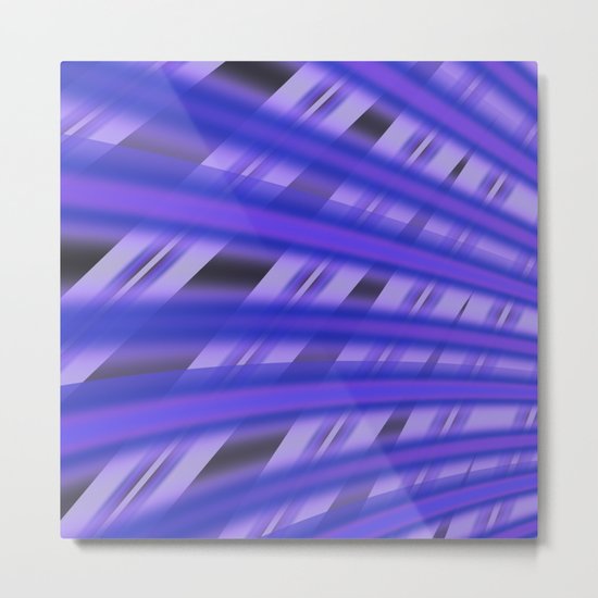 Fractal Play in Purplicious Metal Print
