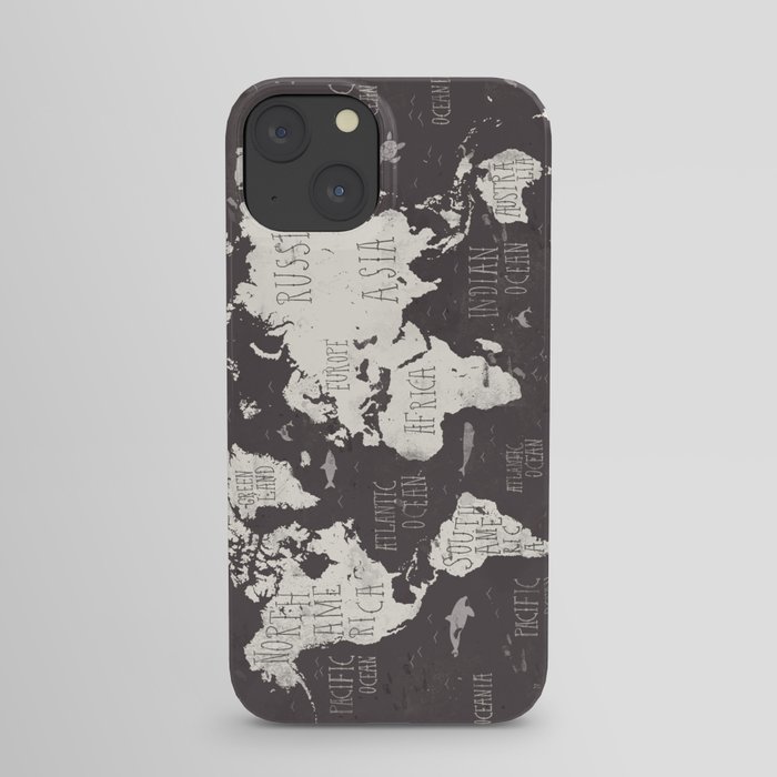 The World Map iPhone Case
