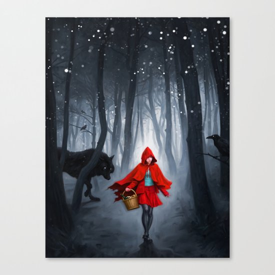 Little Red Riding Hood Canvas Print