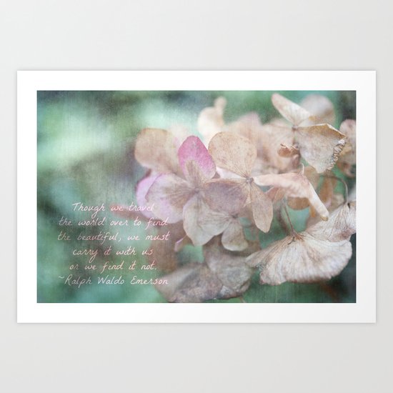 Carry it with us... Art Print