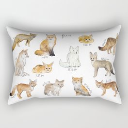 Foxes Rectangular Pillow