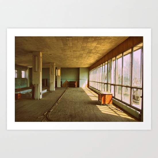 abandoned factory Art Print