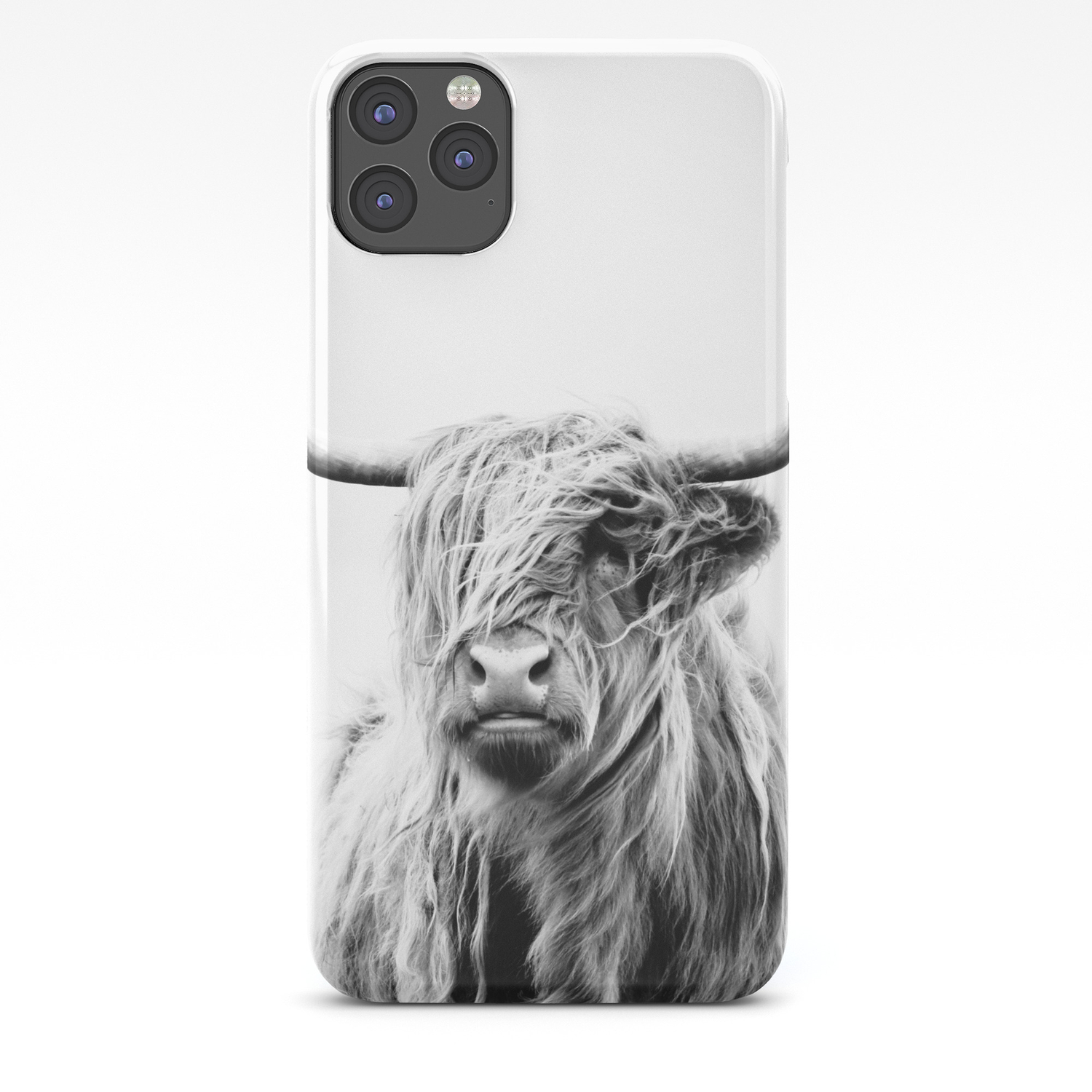Portrait Of A Highland Cow Iphone Case By Doritfuhg Society6,Cartoon Portrait Digital Art Boy