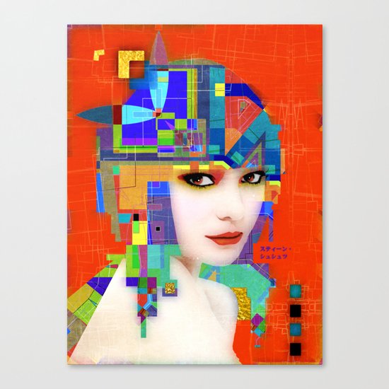 Nouveau Girl 2 Canvas Print