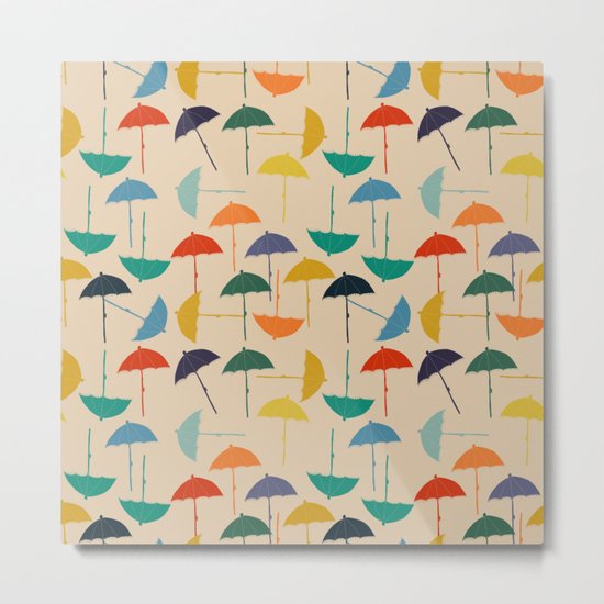Sun umbrella Metal Print