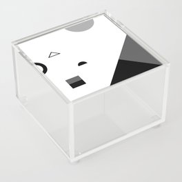 Fête No. 2 Geometric Monochrome Acrylic Box