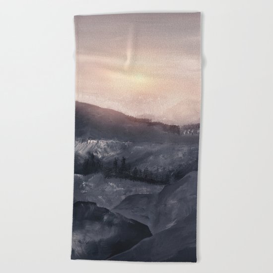 Enjoy The Silence Beach Towel