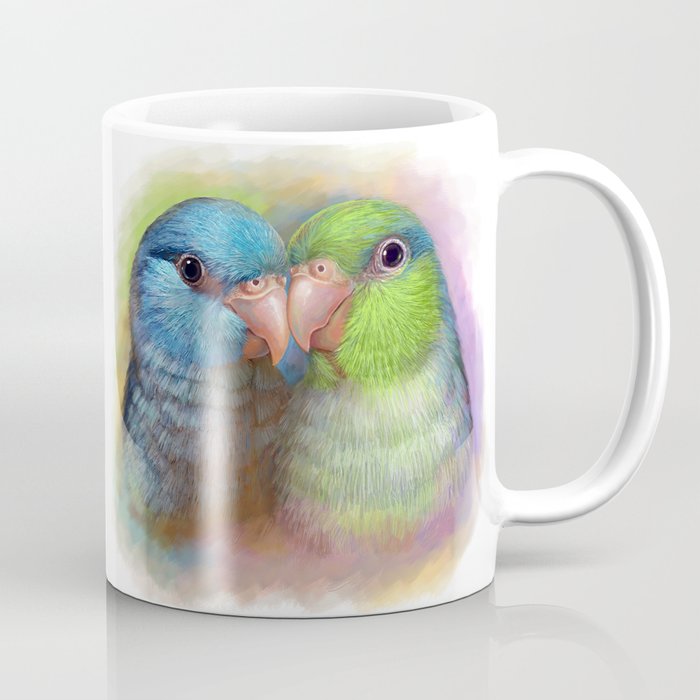 Pacific parrotlet parrot realistic painting Coffee Mug