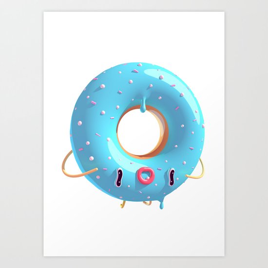 Donut Art Print
