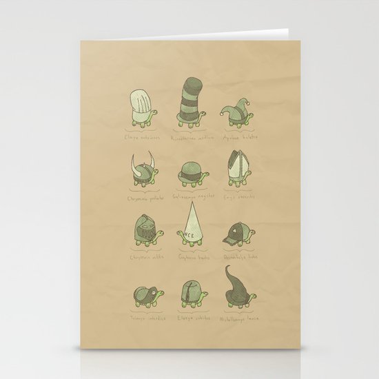 A Study of Turtles Stationery Cards