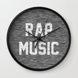 Rap Music Wall Clock