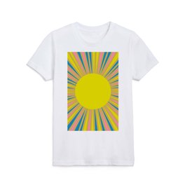 Summer Sun Cheerful Retro Kids T Shirt