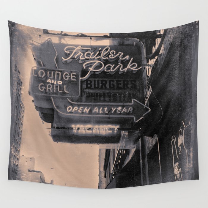 Trailer Park Lounge Wall Tapestry