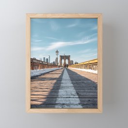 Brooklyn Bridge #2 Framed Mini Art Print