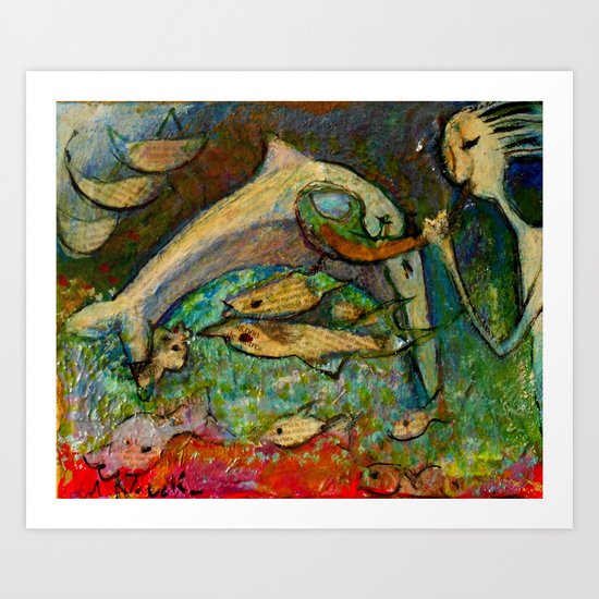 DELFIN Art Print