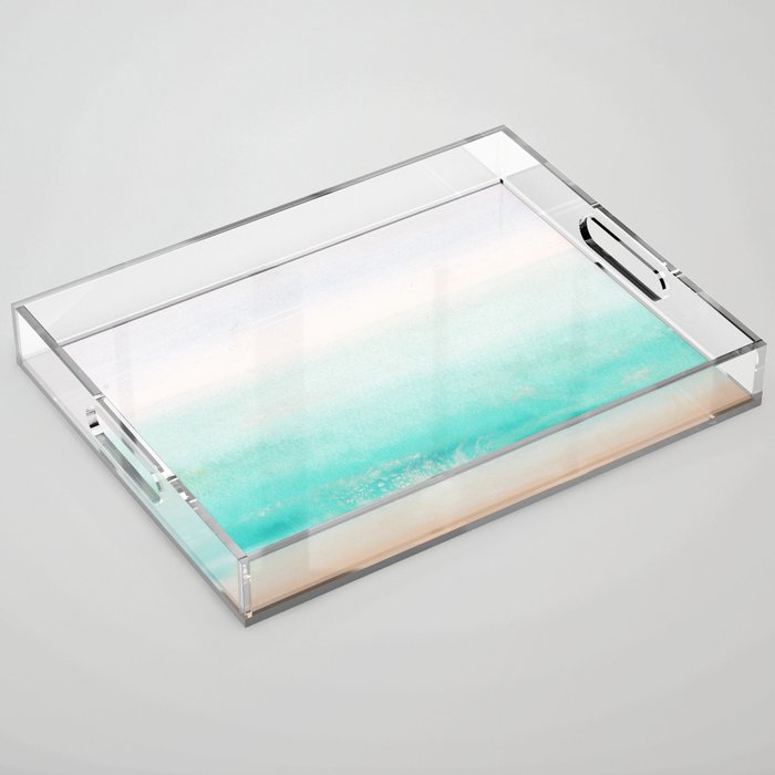 Waves and memories 02 Acrylic Tray