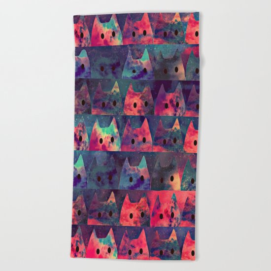 cats-130 Beach Towel
