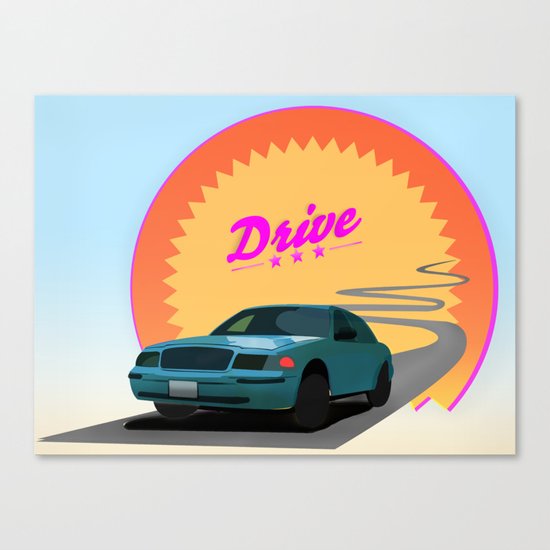 Drive Canvas Print