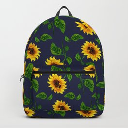 Summer Spring Sunflower Backpack